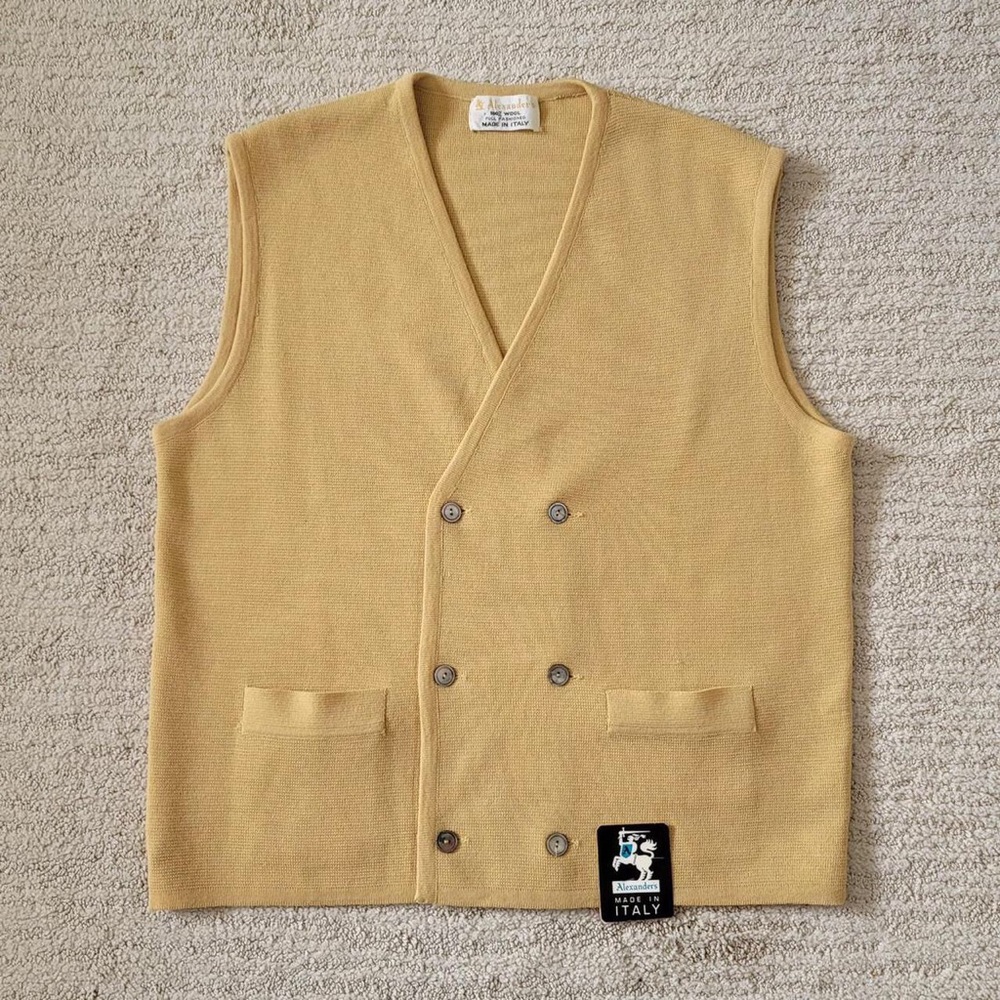 NWT deadstock 60s/70s sweater vest